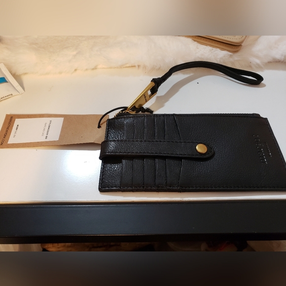 margot Handbags - MARGOT Faye Black Genuine Leather Card Case Wallet